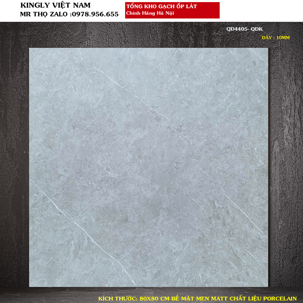 Gạch lát nền vân xi măng 80x80 CM QD4405